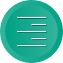 Align, Paragraph, right, Text, Control LightSeaGreen icon