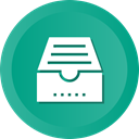 File, list, Archive, Folder, Clipboard, document, docs LightSeaGreen icon
