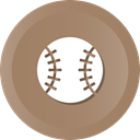 Ball, league, base, baseball, Catch, Mlb, major Gray icon