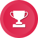 Prize, winner, solution, cup, Business, award, trophy Crimson icon