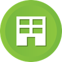 Estate, Business, Building, Company, Home, house, real YellowGreen icon