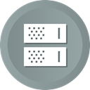storage, rack, Database, Center, Data, Server, Hosting LightSlateGray icon