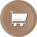 Cart, commerce, shopping, ecommerce, trolley, Shop, Supermarket Gray icon