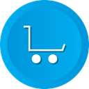 store, Cart, commerce, shopping, ecommerce, means DeepSkyBlue icon