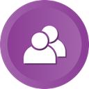 Users, group, people, user, team, men, Collaboration DarkOrchid icon