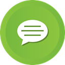 Comment, Chat, talk, Bubble, speech YellowGreen icon
