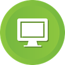 Device, Cpu, Display, Computer, monitor, screen YellowGreen icon