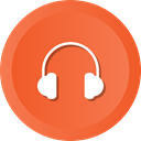 head, radio, Communication, Ear, phone, Headset Tomato icon