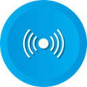 Connection, signal, Wifi, Fi, Communication, reception, wi DeepSkyBlue icon