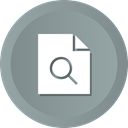 search, contract, document, paper, File LightSlateGray icon