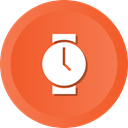 time, watch, Device, electronic, hipster, minutes Tomato icon