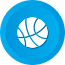 Football, sports, Game, Ball, Basketball DeepSkyBlue icon