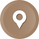 location, pin, Map, navigation, Gps Gray icon