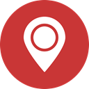 red, Map, marker, navigation, Gps, location, Direction Firebrick icon