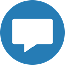 Chat, Circle, Messaging, chatting, Blue, Message, Comment SteelBlue icon