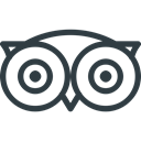 Logo, Social, tripadvisor, media DarkSlateGray icon