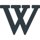 media, Logo, Social, wikipedia DarkSlateGray icon