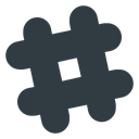 Slack, media, Logo, Social DarkSlateGray icon