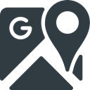 Logo, google, Maps, Brand, Logos, Brands DarkSlateGray icon