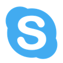 Skype, Skype icon, network, Logo CornflowerBlue icon
