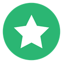 star, green, galaxy MediumSeaGreen icon