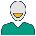 profile, person, Avatar, user, Client, Customer, Consumer DarkCyan icon