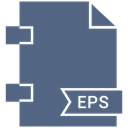 file format, Extensiom, File, Eps DimGray icon