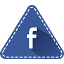 Colorful, Hexagon, triangle, Logo, Facebook, Social, fb DarkSlateBlue icon