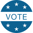 vote, Election, voting, chose, voter Teal icon