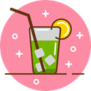 cocktail, party, Alcohol, drink, glass, Club HotPink icon