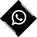 media, share, Channel, Social, Whatsapp Black icon