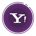 yahoo, social media icons DarkSlateBlue icon
