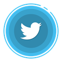 twitter, social media icons SteelBlue icon
