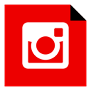 media, Logo, Social, Brand, Instagram Red icon