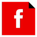 Social, Brand, media, Logo, Facebook Red icon