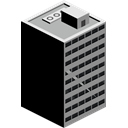 skyscraper, Building Black icon