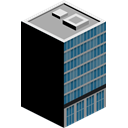 Building, skyscraper Black icon