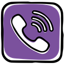 media, phone, App, Call, Social, messages, Communication, Viber SlateGray icon