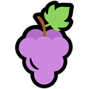 food, Grapes, nutrition Black icon