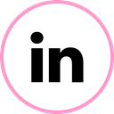Social, media, web, Linkedin Black icon