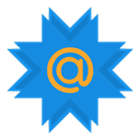 mail, At, Mailru DodgerBlue icon