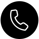 phone, Call, telephone, contact us, contacts, support Black icon