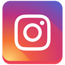 social media, Social, Instagram, Color, Shadow, Rainbow IndianRed icon