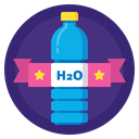 drink, sport, Badge, water, Bottle, h2o, Hydration DarkSlateBlue icon
