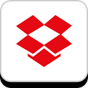 media, dropbox, Logo, Social, Company, Brand Red icon