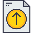 document, paper, Message, Arrow, Up, office, Page, Business, Form Lavender icon