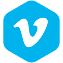 yumminky, media, movie, video, share, Vimeo, Social DeepSkyBlue icon