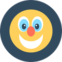 people, user, Avatar, Clown, Circus, Fun, carnival, entertainment, Costume, Fairground, Birthday And Party DarkSlateGray icon