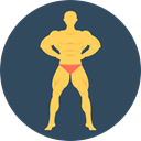 carnival, Fairground, Sports And Competition, Professions And Jobs, Strongman, Circus DarkSlateGray icon