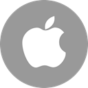 online, Social, media, Apple DarkGray icon